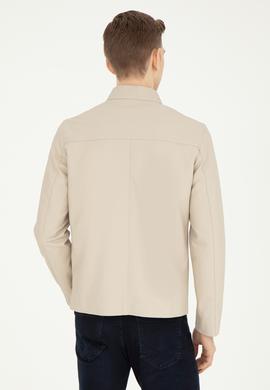 Erkek Taş Deri Ceket - 50289101009