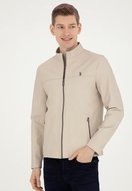 Erkek Taş Deri Ceket - 50289101009