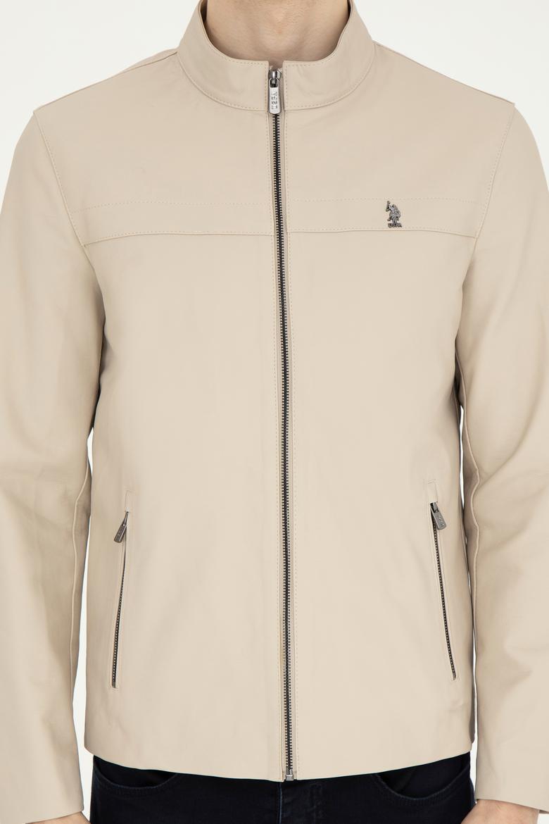 Erkek Taş Deri Ceket - 50289101009