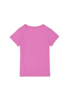 Kız Çocuk Menekşe Bisiklet Yaka Tişört - 50283375001