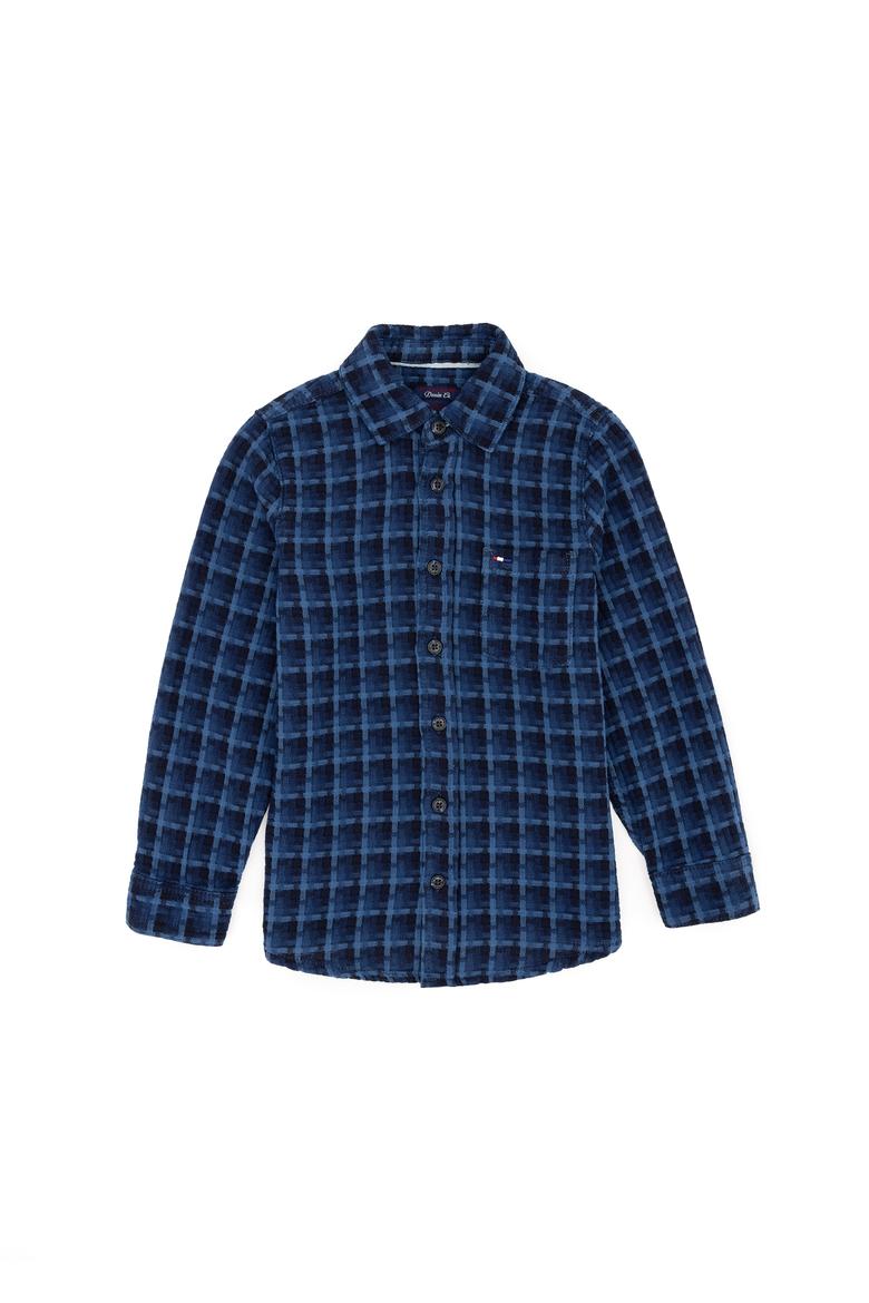 Erkek Çocuk Mavi Jean Gömlek