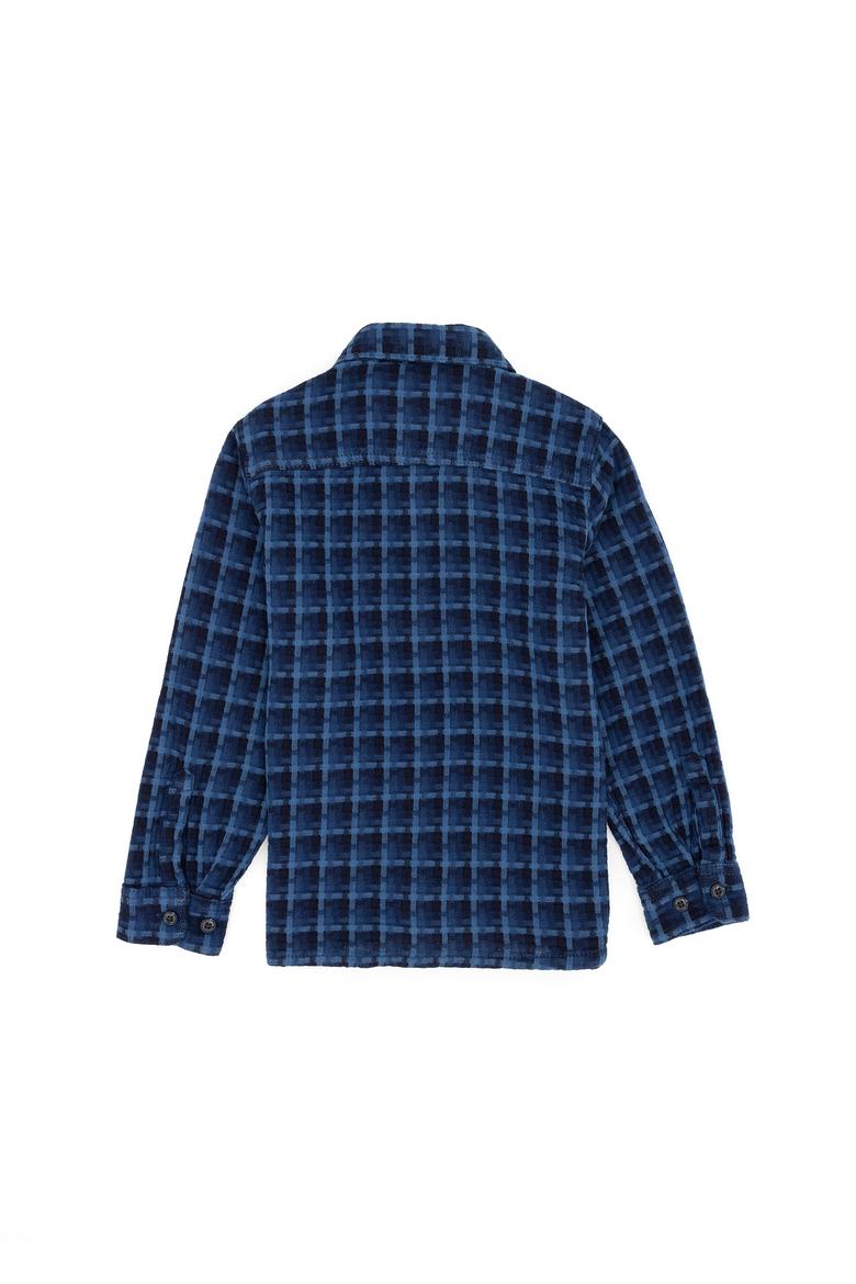 Erkek Çocuk Mavi Jean Gömlek - 50273320019