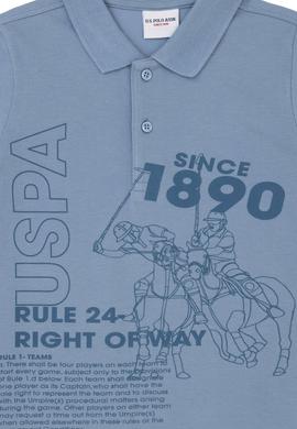 Erkek Çocuk İndigo Polo Yaka Tişört - 50288126029