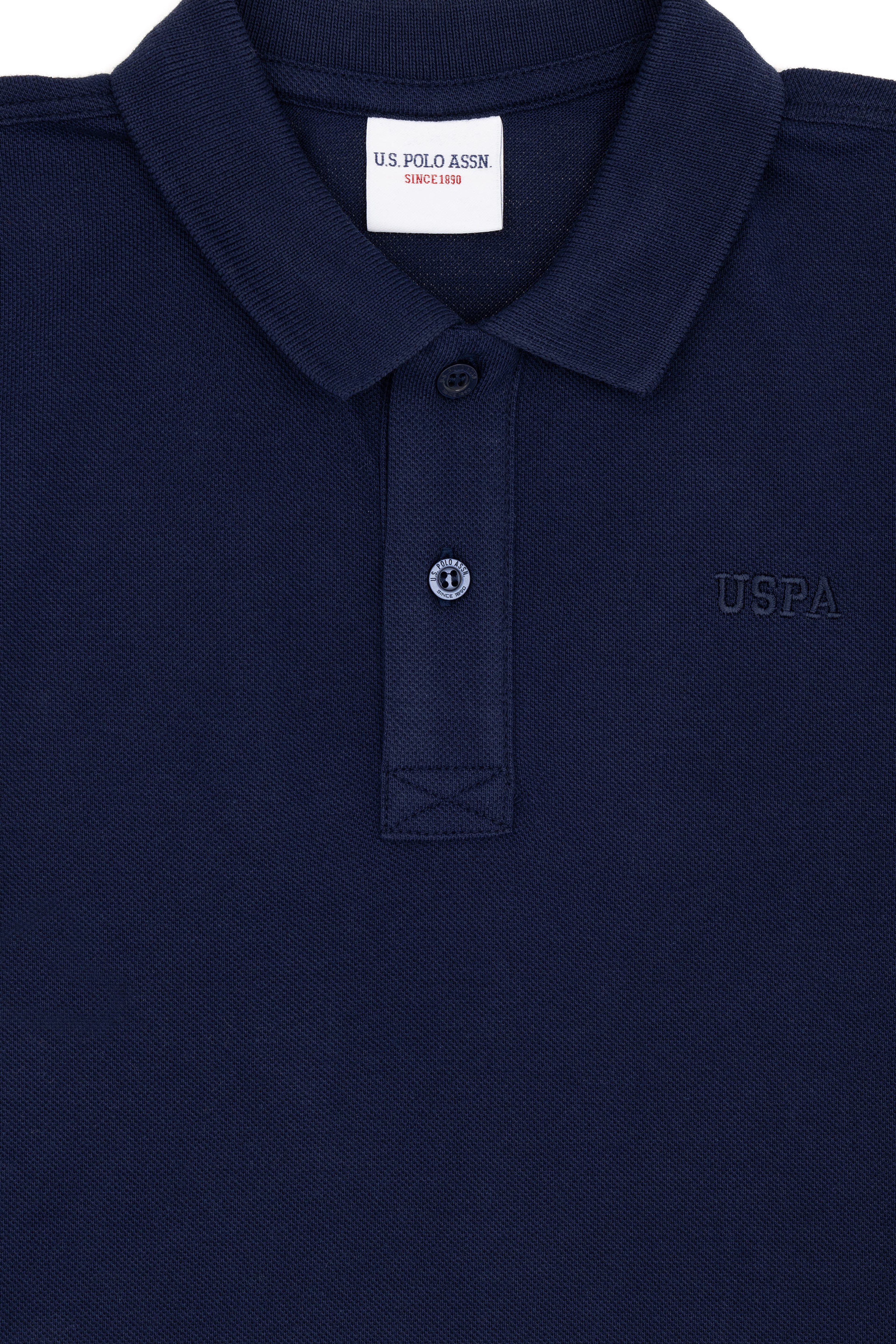 Erkek Çocuk Lacivert Basic Polo Yaka Tişört - Image 6
