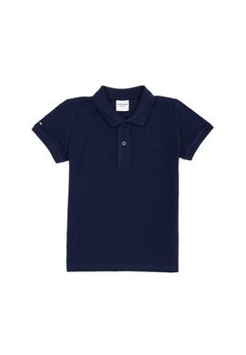 Erkek Çocuk Lacivert Basic Polo Yaka Tişört - 50292129042