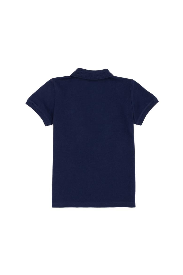 Erkek Çocuk Lacivert Basic Polo Yaka Tişört - 50292129042