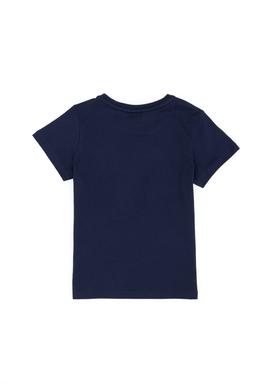 Erkek Çocuk Lacivert Bisiklet Yaka Tişört - 50284895005