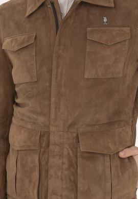 Erkek Taba Deri Ceket - 50288936009