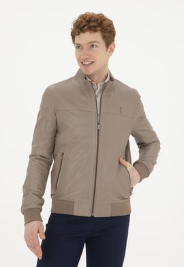 Erkek Vizon Deri Ceket - 50288938019