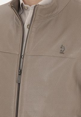 Erkek Vizon Deri Ceket - 50288938019