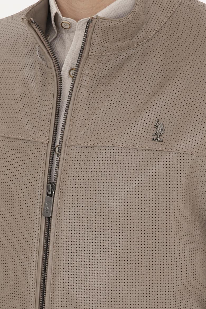 Erkek Vizon Deri Ceket - 50288938019