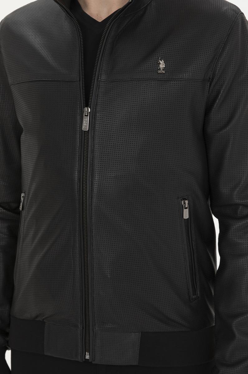 Erkek Siyah Deri Ceket