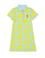 Kız Çocuk Mint Polo Yaka Kısa Kollu Örme Elbise