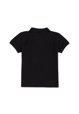 Erkek Çocuk Siyah Basic Polo Yaka Tişört - 50292129018