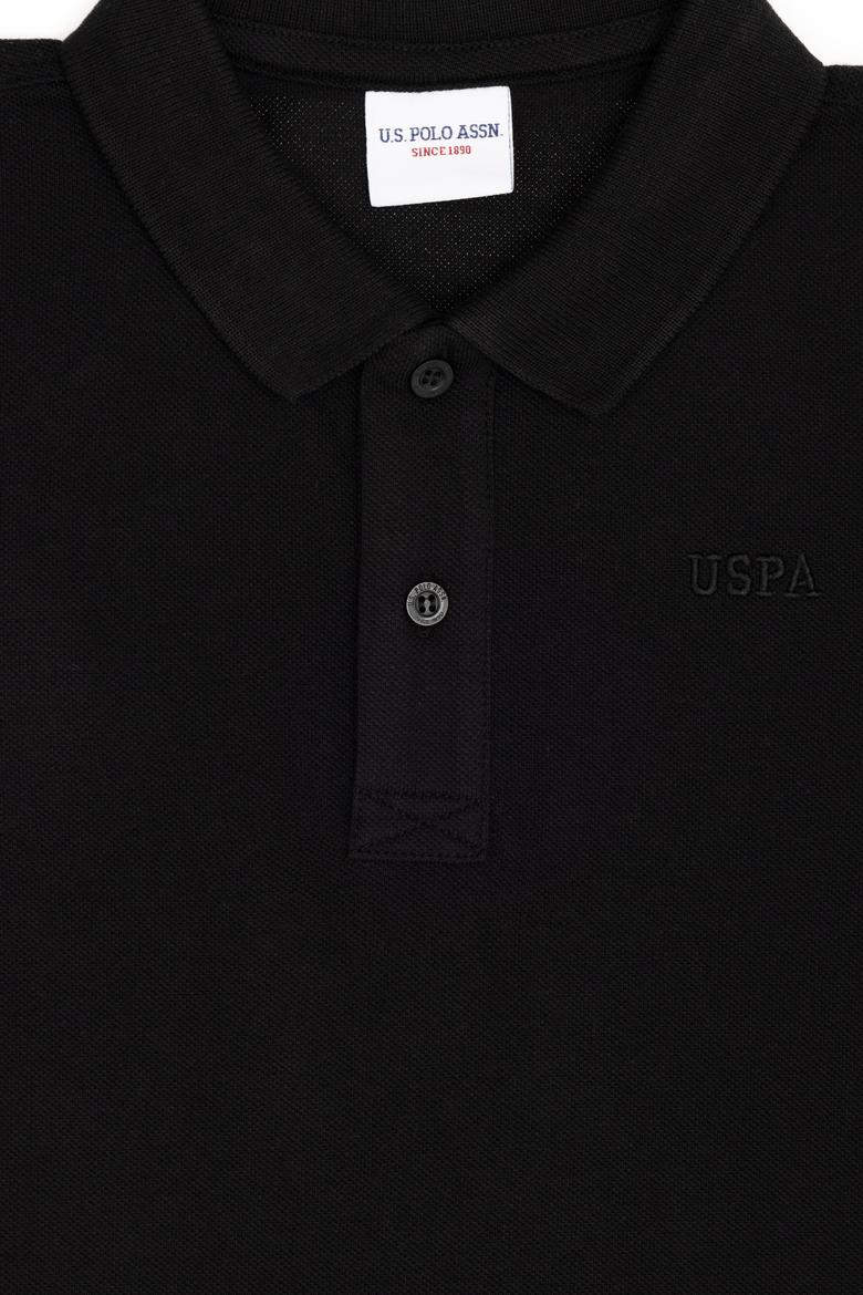 Erkek Çocuk Siyah Basic Polo Yaka Tişört - 50292129018