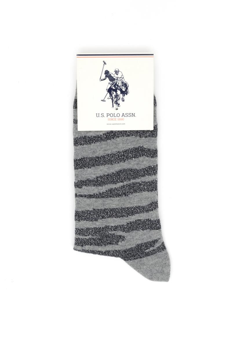 Kadın Gri Melanj Çorap - 50241097004