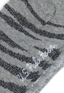 Kadın Gri Melanj Çorap - 50241097004