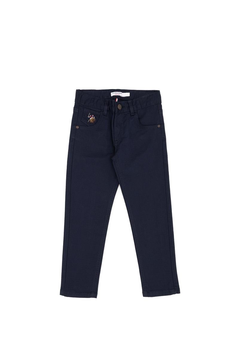 Erkek Çocuk Lacivert Kanvas Pantolon