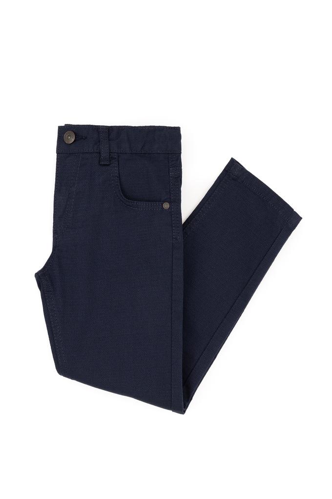 Erkek Çocuk Lacivert Kanvas Pantolon
