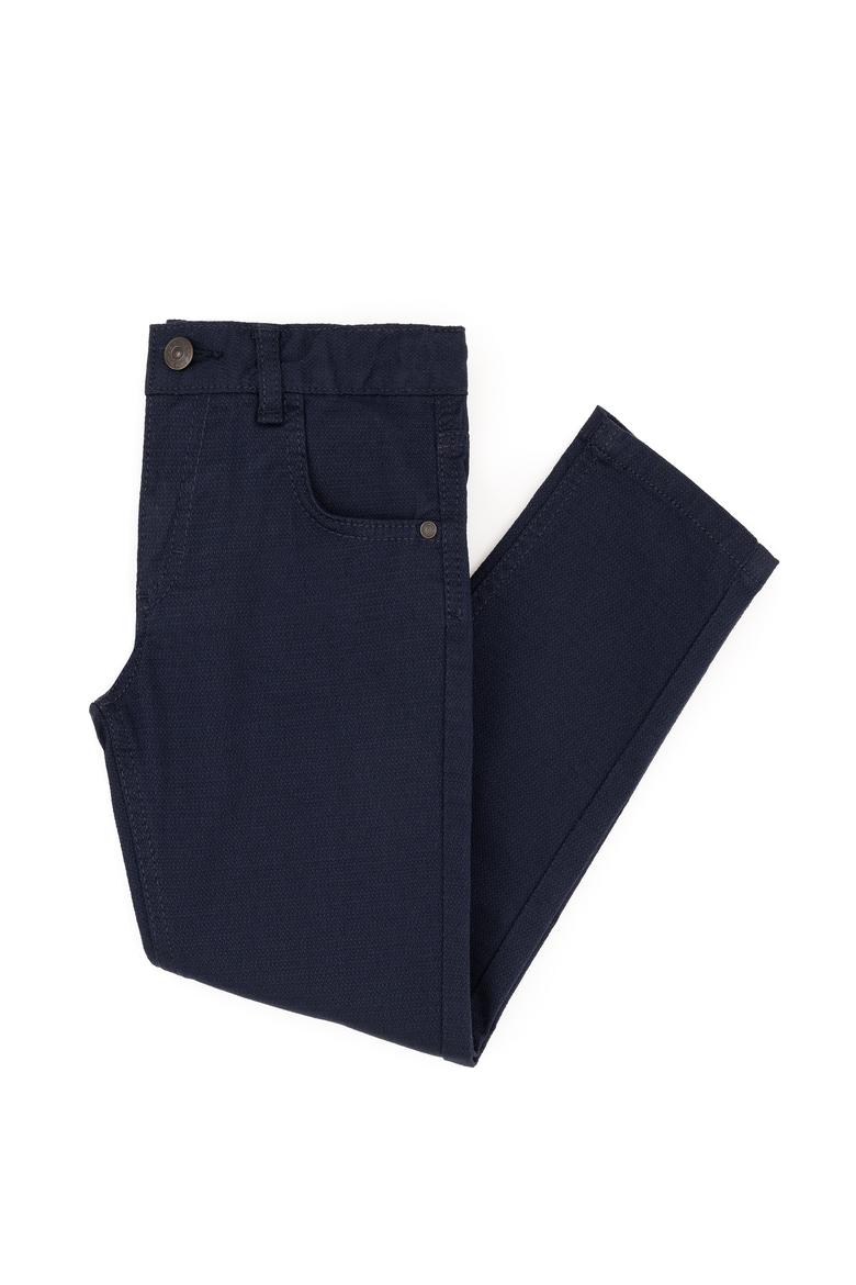 Erkek Çocuk Lacivert Kanvas Pantolon