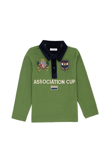 Erkek Çocuk Yeşil Sweatshirt