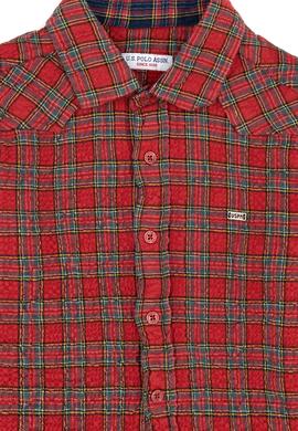 Erkek Çocuk Kırmızı Uzun Kollu Gömlek - 50272391021