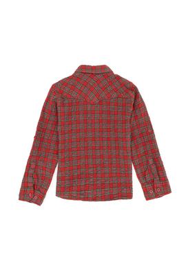 Erkek Çocuk Kırmızı Uzun Kollu Gömlek - 50272391021