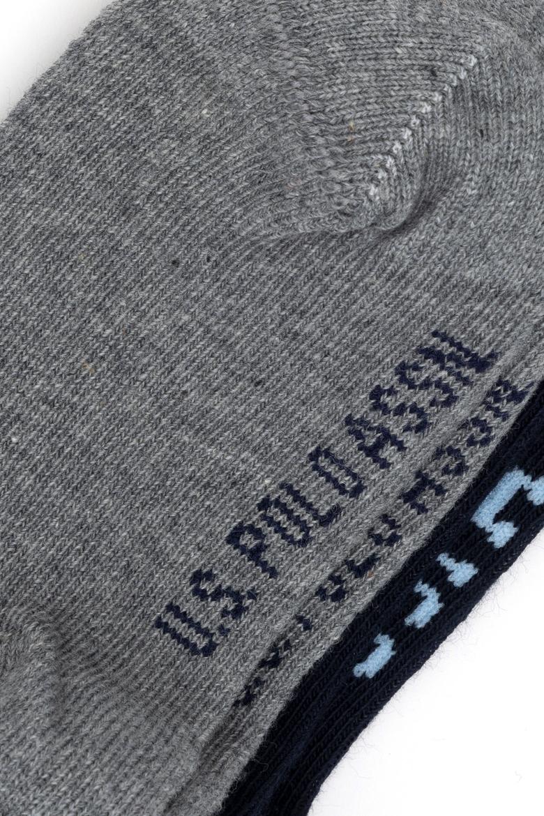 Erkek Çocuk Gri Melanj Çorap - 50258081006