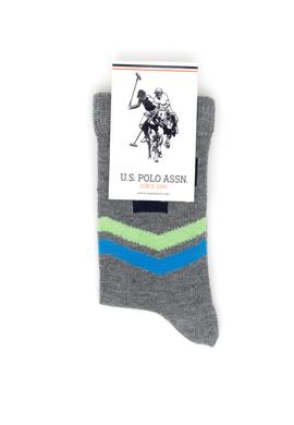 Erkek Çocuk Gri Melanj Çorap - 50258081006