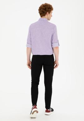 Erkek Siyah Kanvas Pantolon - 50289420136