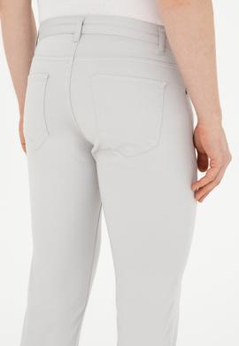 Erkek Açık Gri Kanvas Pantolon - 50289420367