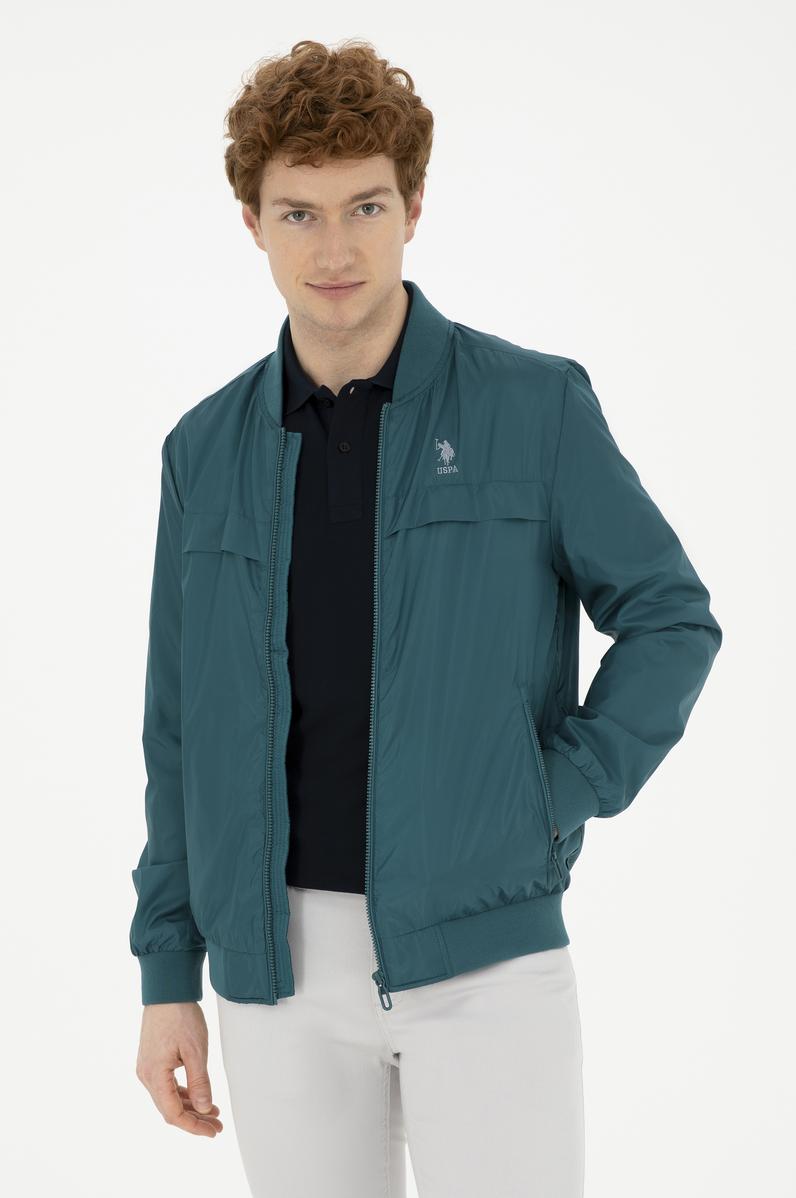 Erkek Koyu Yeşil Mont