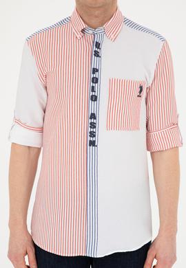 Erkek Kırmızı Uzun Kollu Gömlek - 50283728007