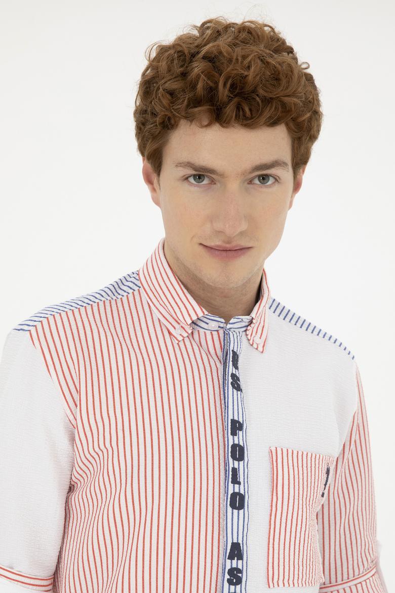 Erkek Kırmızı Uzun Kollu Gömlek - 50283728007