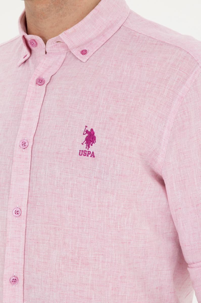 Erkek Menekşe Uzun Kollu Gömlek