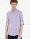 Erkek Lila Uzun Kollu Gömlek