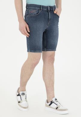 Erkek Mavi Jean Şort - 50288954011