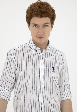 Erkek Beyaz Uzun Kollu Gömlek - 50283771006