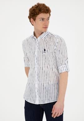 Erkek Beyaz Uzun Kollu Gömlek - 50283771006