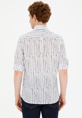 Erkek Beyaz Uzun Kollu Gömlek - 50283771006