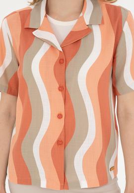 Kadın Pudra Kısa Kollu Gömlek - 50288518015