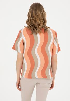 Kadın Pudra Kısa Kollu Gömlek - 50288518015