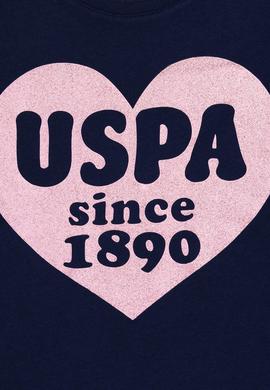 Kız Çocuk Lacivert Bisiklet Yaka Tişört - 50288442023