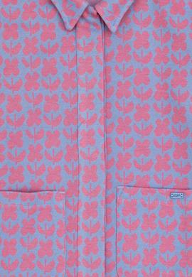 Kız Çocuk Koyu Mavi Polo Yaka Sweatshirt - 50283357013