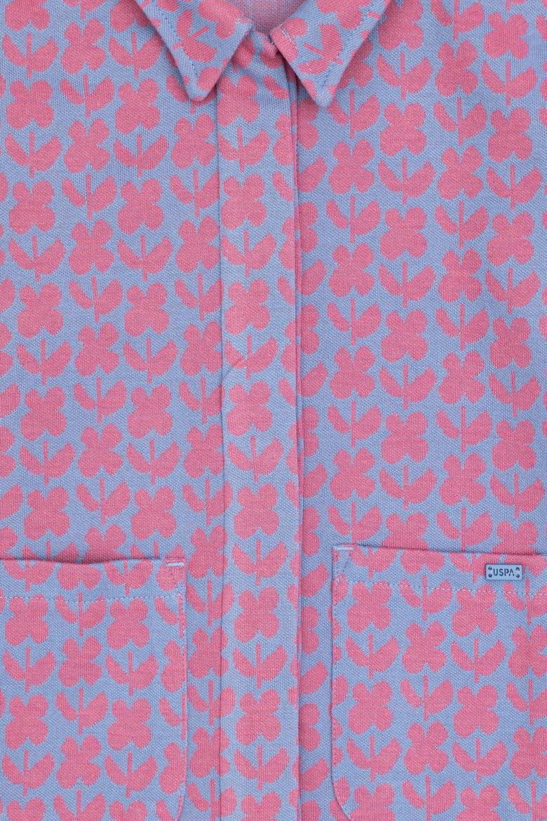 Kız Çocuk Koyu Mavi Polo Yaka Sweatshirt - 50283357013