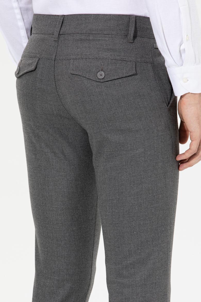 Erkek Gri Kanvas Pantolon - 50256596008