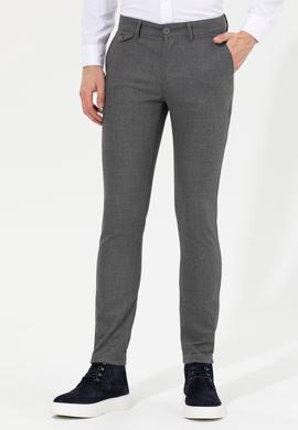 Erkek Gri Kanvas Pantolon - 50256596008