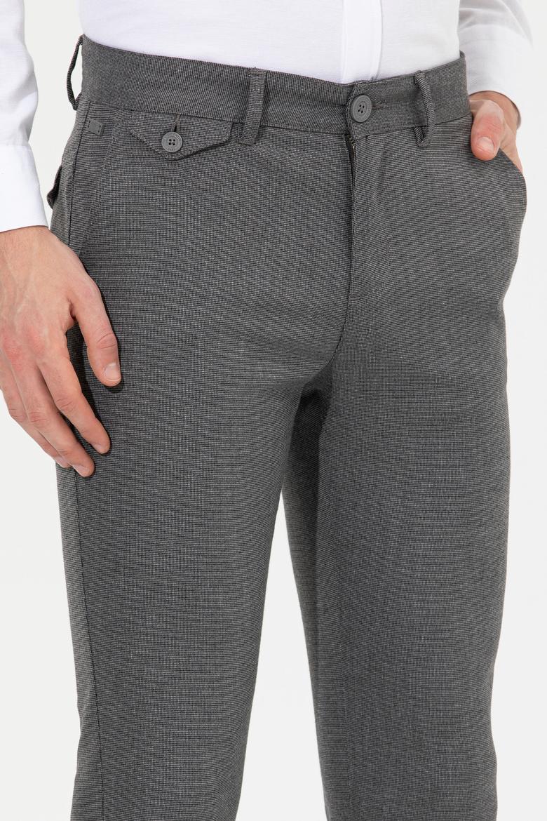 Erkek Gri Kanvas Pantolon - 50256596008