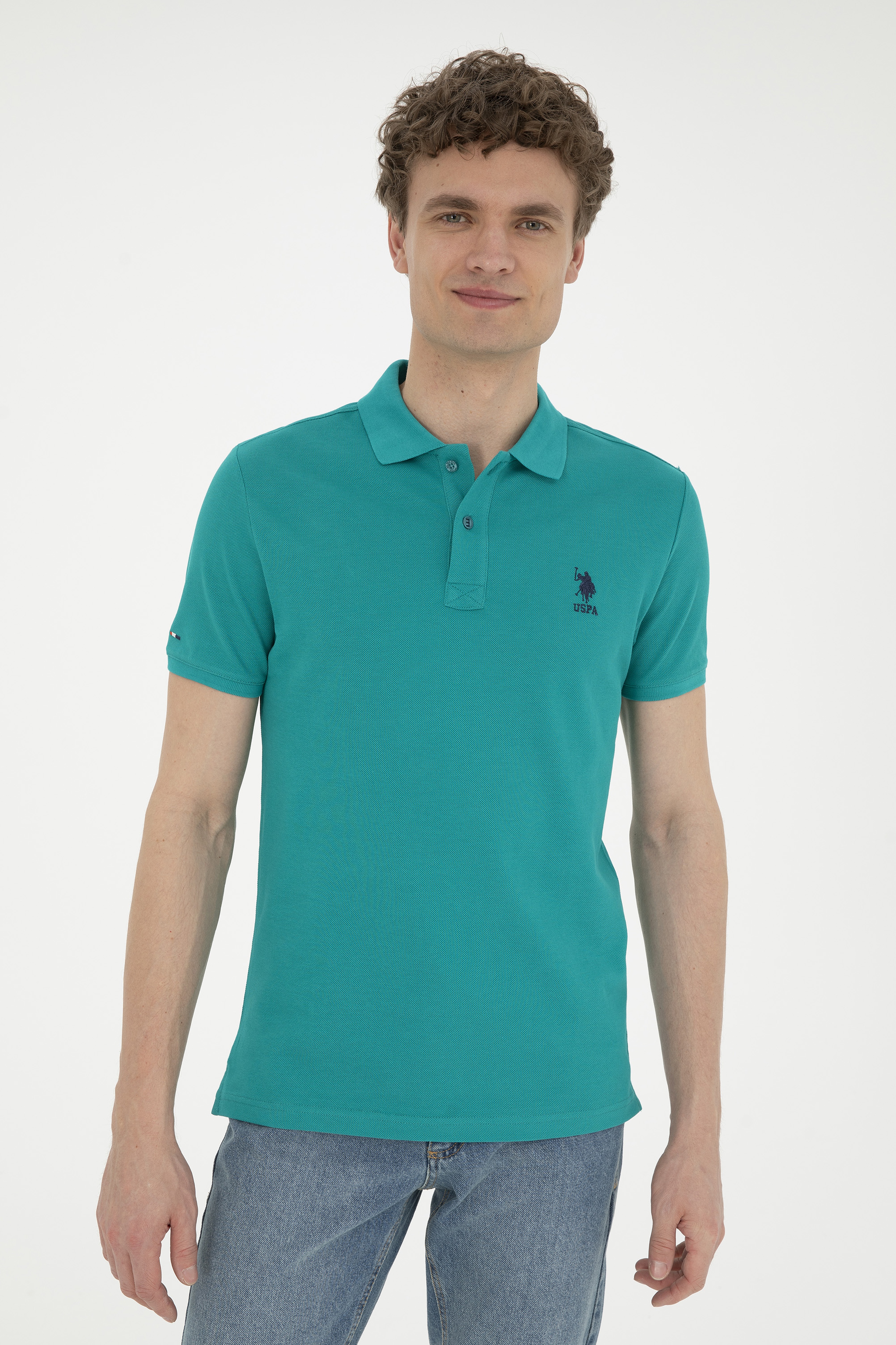 Erkek Mint Basic Tişört - Image 3