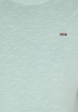 Erkek Su Yeşili Basic Tişört - 50263476122